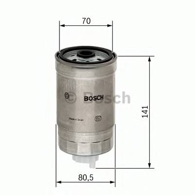 BOSCH 1 457 434 511 Паливний фільтр