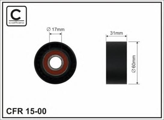 CAFFARO 15-00 Ролик