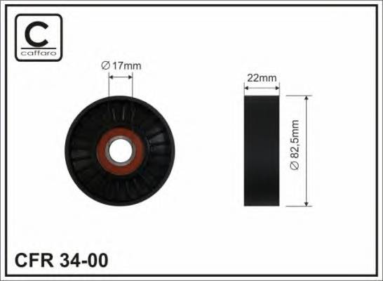 CAFFARO 34-00 Ролик