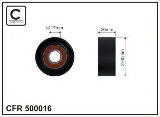 CAFFARO 500016 ROLKA NAPINACZA BMW