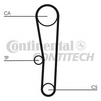 CONTITECH CT1062 Ремінь ГРМ