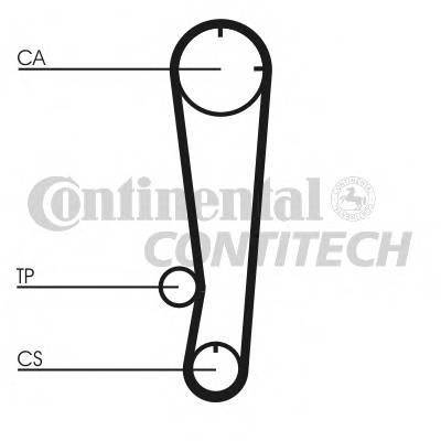 CONTITECH CT738 Ремінь ГРМ