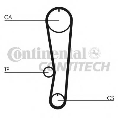 CONTITECH CT895 Ремінь ГРМ