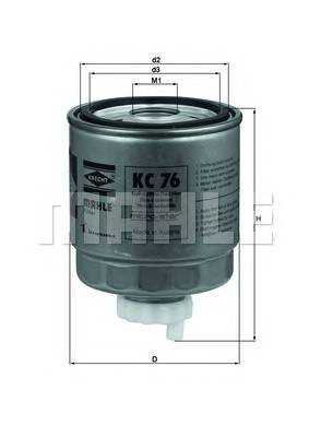 KNECHT KC 76 Топливный фильтр