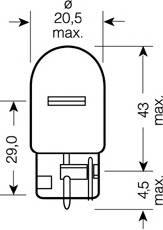 OSRAM 7505 Лампа накаливания, фонарь