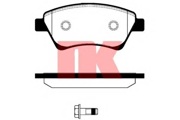 NK 223951 Комплект тормозных колодок,