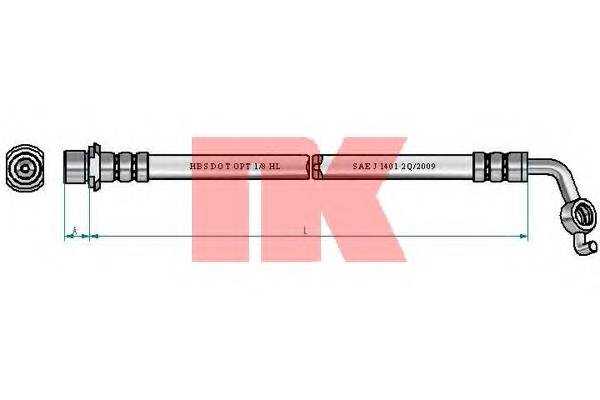 NK 8545179 Тормозной шланг