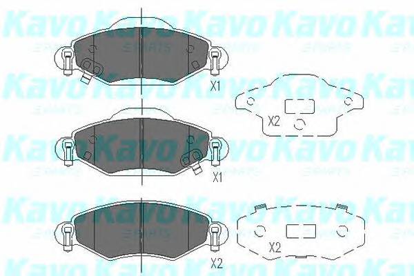 KAVO PARTS KBP-9023 Комплект тормозных колодок,