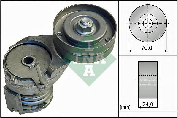 INA 534 0138 30 Натяжная планка, поликлиновой