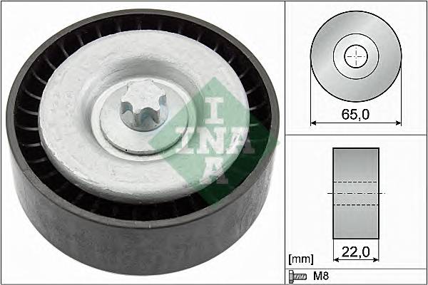 INA 532 0667 10 Обводний ролик