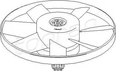 TOPRAN 107 716 Вентилятор, охлаждение двигателя