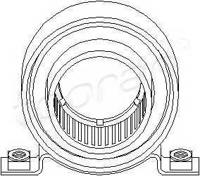 TOPRAN 200 786 Подвеска, карданный вал