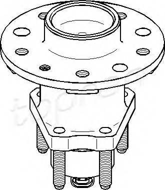 TOPRAN 205 774 Ступиця колеса