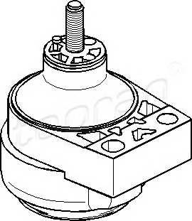 TOPRAN 301 815 Подвеска, двигатель