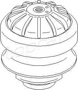 TOPRAN 400 021 Підвіска, двигун