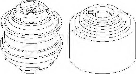 TOPRAN 407 836 Подвеска, двигатель