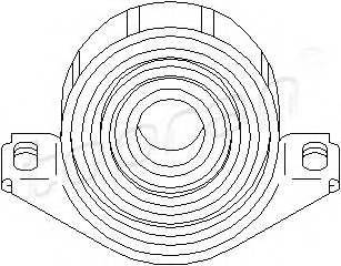 TOPRAN 400 083 Подвеска, карданный вал