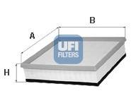 UFI 30.003.00 Повітряний фільтр