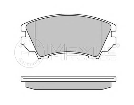 MEYLE 025 244 1219/W Комплект тормозных колодок,