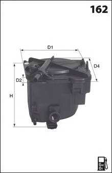 MECAFILTER ELG5297 Паливний фільтр