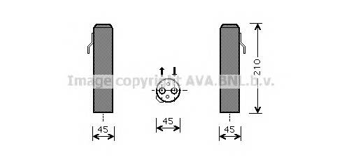 AVA QUALITY COOLING HYD218 Осушитель, кондиционер