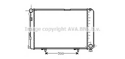 AVA QUALITY COOLING MS2067 Радиатор, охлаждение двигателя