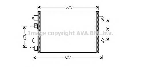 AVA QUALITY COOLING RTA5317 Конденсатор, кондиционер