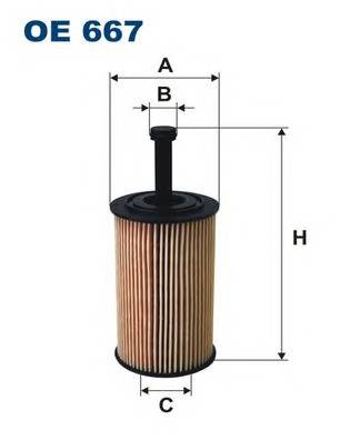 FILTRON OE667 Масляный фильтр