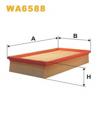 WIX FILTERS WA6588 Воздушный фильтр