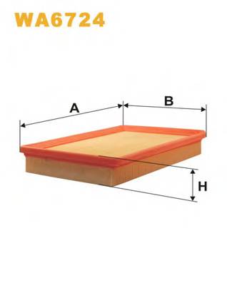 WIX FILTERS WA6724 Воздушный фильтр