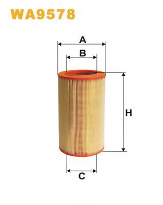 WIX FILTERS WA9578 Воздушный фильтр