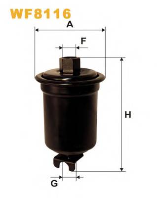 WIX FILTERS WF8116 Топливный фильтр