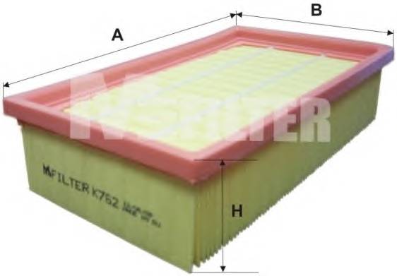 MFILTER K762 Фільтр салону