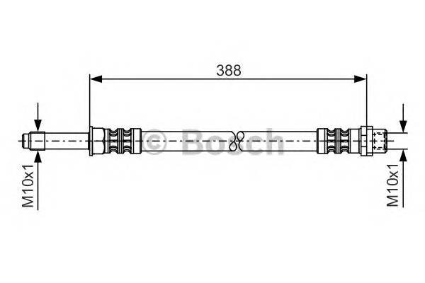 BOSCH 1 987 476 300 Тормозной шланг