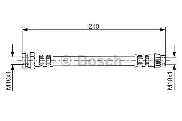 BOSCH 1 987 476 913 Тормозной шланг