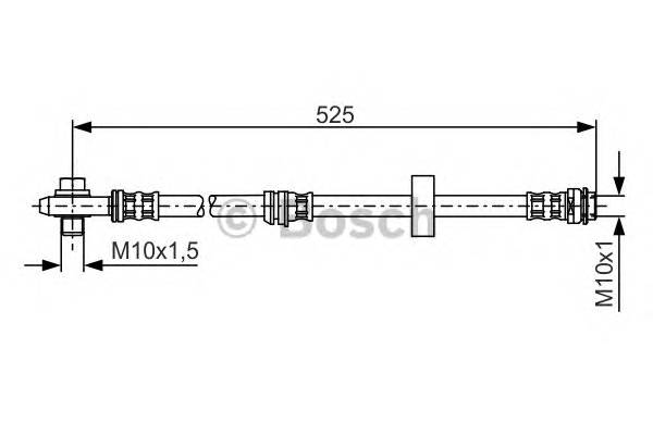 BOSCH 1 987 476 945 Тормозной шланг