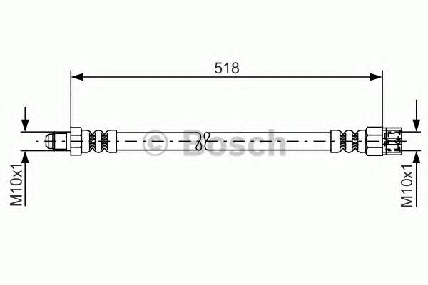 BOSCH 1 987 481 007 Гальмівний шланг