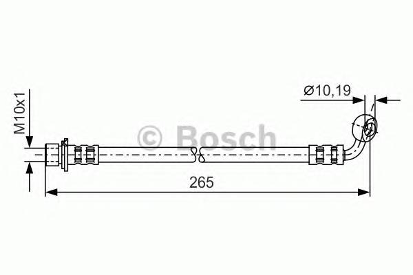 BOSCH 1 987 481 128 Тормозной шланг