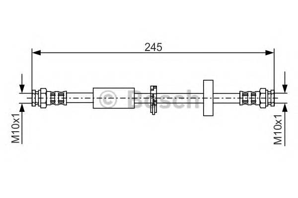 BOSCH 1 987 481 334 Тормозной шланг