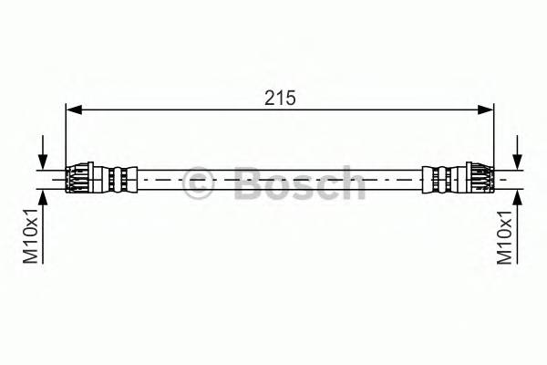 BOSCH 1 987 481 396 Тормозной шланг