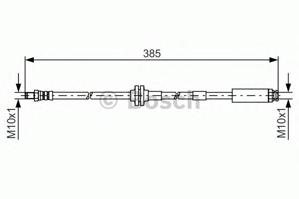 BOSCH 1 987 481 418 Тормозной шланг