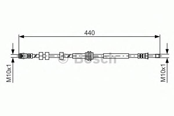 BOSCH 1 987 481 430 Тормозной шланг