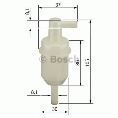 BOSCH 0 450 904 077 Паливний фільтр