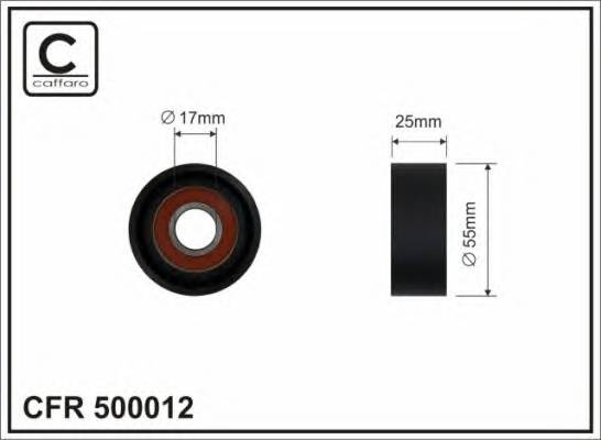 CAFFARO 500012 ROLKA NAPINACZA