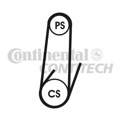 CONTITECH 4PK711 ELAST Полікліновий ремінь