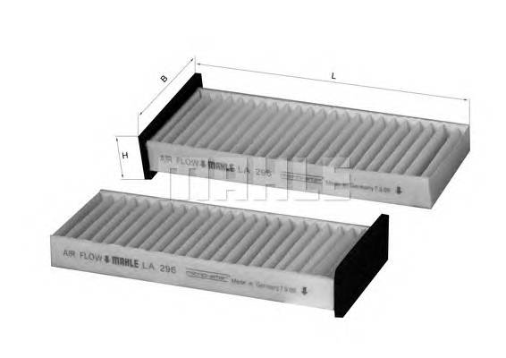 KNECHT LA 296/S Фильтр, воздух во