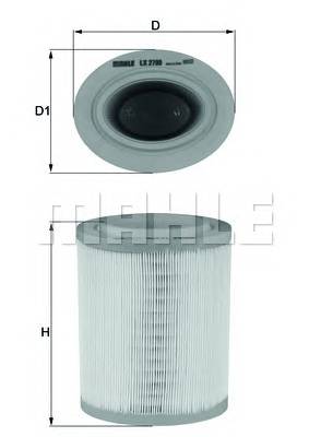 KNECHT LX 2790 Повітряний фільтр