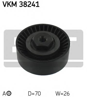 SKF VKM 38241 Натяжний ролик, полікліновий