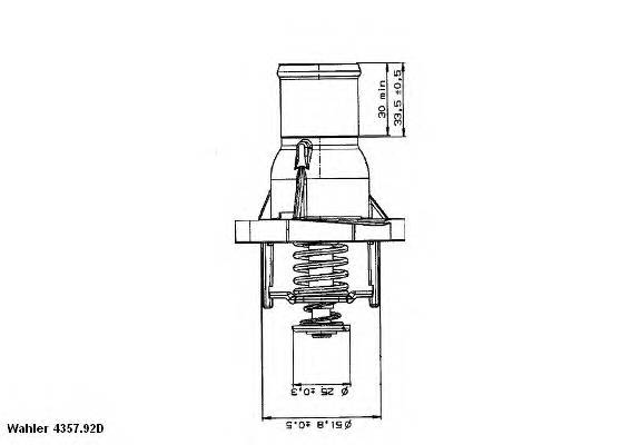 WAHLER 4357.92D Термостат, охолоджуюча рідина