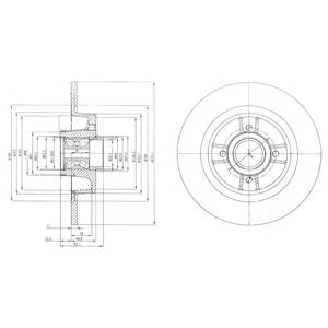 DELPHI BG9029RS Тормозной диск